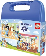 Блуи - 2 пъзела от 20 части Блуи - пъзел