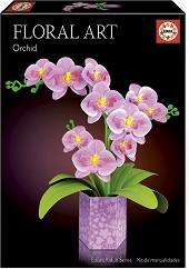 Орхидея - 3D картонен пъзел - пъзел