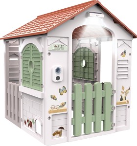 Детска къща Вила - Chicos - С размери 83 / 103 / 104 cm, със звук и светлина - играчка
