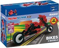 Детски конструктор Fischertechnik - Мотоциклети - творчески комплект