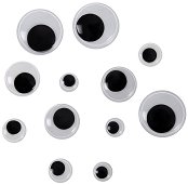 Мърдащи се очички - Комплект от 75 броя