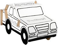 Картонен макет Calafant Cardboard Toys - Полицейска кола - 