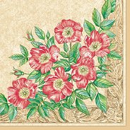 Салфетки за декупаж - Цветя - Пакет от 20 броя