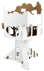 Картонен макет Calafant Cardboard Toys - Къща на дървото - 