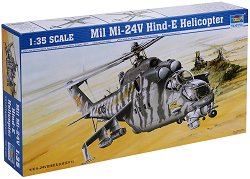 Военен хеликоптер - Mil Mi-24V Hind-E - макет