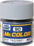Акрилна боя на ацетонова основа - Mr. Color: Металик - 