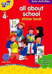 Galt:    -     All about school - sticker book - 