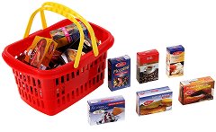 Детска кошница за пазар с хранителни продукти Klein - играчка