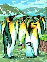 Нарисувай сам шедьовър - Пингвини - 