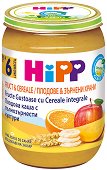 Пълнозърнеста био каша с плодове HiPP - 