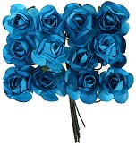 Декоративен елемент - Сини цветя