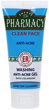 Forest Pharmacy Clean Face Anti-Acne Washing Gel - гел