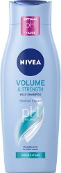 Nivea Volume & Strength Mild Shampoo - мокри кърпички
