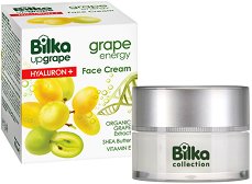 Bilka Grape Energy Hyaluron+ Face Cream - душ гел