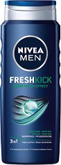 Nivea Men Fresh Kick Shower Gel - душ гел
