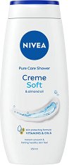 Nivea Creme Soft Care Shower - мляко за тяло