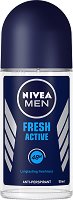 Nivea Men Fresh Active Anti-Perspirant Roll-On - пяна