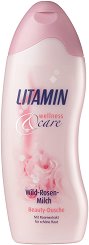 Litamin Wellness Care Wild Rose Milk Shower Gel - масло