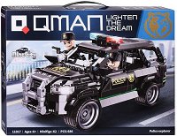 Детски конструктор полицейски автомобил - Qman - 