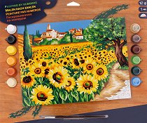 Нарисувай картина KSG Crafts - Слънчогледи - творчески комплект