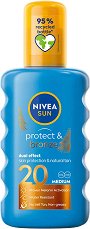 Nivea Sun Protect & Bronze Spray - крем