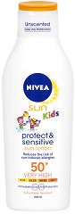 Nivea Sun Kids Protect & Sensitive Lotion - SPF 50+ - продукт