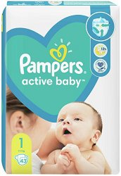 Пелени Pampers Active Baby 1 - биберон