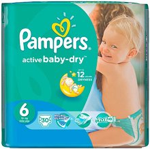Pampers Active Baby Dry 6 - Extra Large - 