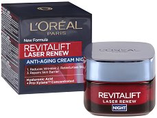 L`Oreal Revitalift Laser Renew Anti-Ageing Night Cream-Mask - гел