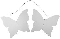 Картонена 3D пеперуда с връзка - Предмет за декориране