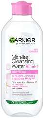 Garnier Micellar Cleansing Water - Мицеларна вода за чувствителна кожа от серията "Skin Naturals" - червило
