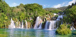 Водопадите в Крък, Хърватия - пъзел