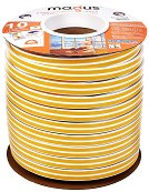 Самозалепващ гумен уплътнител за врати и прозорци - За D профил с процепи от 3 до 7 mm