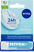 Nivea Hydro Care Lip Balm - SPF 15 - четка