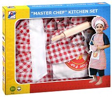 Детска готварска униформа Woodyland - Малкият готвач - образователен комплект