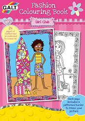 Galt:   -    Girl Club Fashion Colouring Book - 