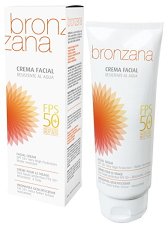 Слънцезащитен крем за лице - Bronzana SPF 50 - 