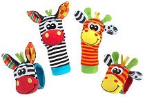Дрънкалки за ръце и крака Playgro - Джунгла - детски аксесоар
