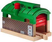 Дървено депо за влакове Brio - играчка