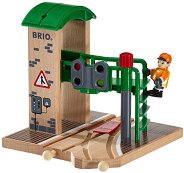 Дървена разпределителна гара Brio - релса