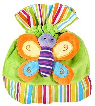 Детска плюшена раница Амек Тойс - Пеперуда - играчка