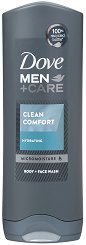 Dove Men+Care Clean Comfort Body & Face Wash - 