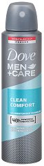 Dove Men+Care Clean Comfort Anti-Perspirant - спирала