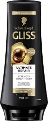 Gliss Ultimate Repair Conditioner - Балсам за суха и увредена коса от серията "Ultimate Repair" - гел