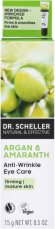 Dr. Scheller Argan Oil & Amaranth Anti-Wrinkle Eye Care - маска