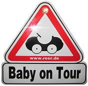 Табела с надпис Бебе в колата Reer - 