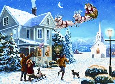 Нарисувай картина Royal & Langnickel - Дядо Коледа пристига - творчески комплект