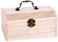 Дървена ракла с дръжка - Предмет за декориране