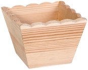 Дървена кашпа - Предмет за декориране