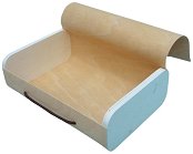 Дървена кутийка с мек капак и ластик Chenfei